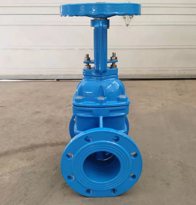 Qt450 Dn150 Pn16 Rising Stem Zasuwa śluzy z żeliwa sferoidalnego Zwykła temperatura