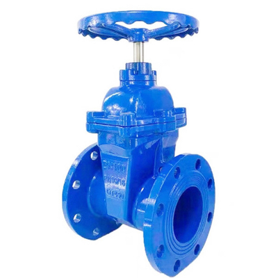 Qt450 Dn150 Pn16 Rising Stem Zasuwa śluzy z żeliwa sferoidalnego Zwykła temperatura