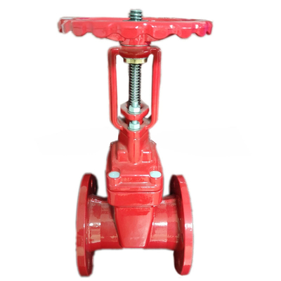 Pn10 DN20 Elastyczna paska siedziska Żelazo odlewane Rising Stem Wedge Gate Valve